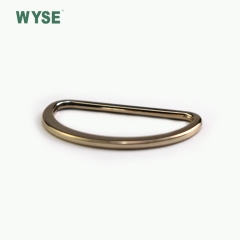 Alloy custom gold color D ring buckle