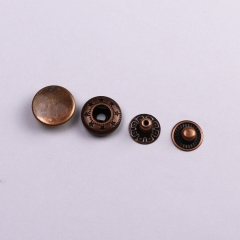 Factory Custom Brass Snap Press Stud Metal Snap Button