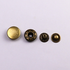 Factory Custom Brass Snap Press Stud Metal Snap Button