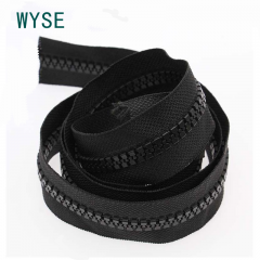 Resin zippers high - end custom puller style for clothing and luggage resin zippers
