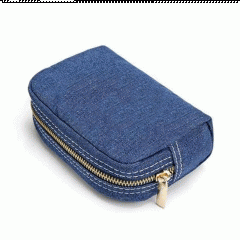 Cosmetic zipper pouch special metal zipper electroplated metal zipper for bags