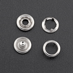 Prong snap button metal high foot round five-claw four-piece set of buttons invisible and hidden buttons for infants