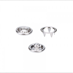 Prong snap button metal high foot round five-claw four-piece set of buttons invisible and hidden buttons for infants
