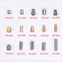Manufacturers direct high - grade cylindrical bell metal rope conical bell zinc alloy rope stop buckle clasp