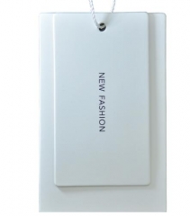 High quality Cheap Custom Design Printing logo wholesale nature eco-friendly stiff card hangtag garment tags