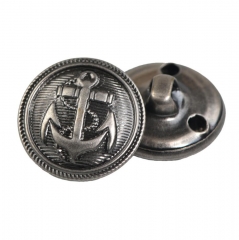 fashionable customized made Metal Plated Gold finish Brass Shank Button