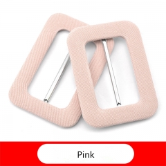 China Manufacturer Decorative Fabric Covered Belt Buckle for Women Garment Accessories
