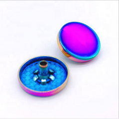 Manufacturers wholesale High Quality Fancy Custom Colorful Round Metal 4 Part Spring Snap Button or Stopper Eyelets For Clothes