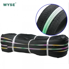 WYSE nylon zipper long chain Wholesale Factory Price Nylon Coil Zipper Long Chain for bags zippers