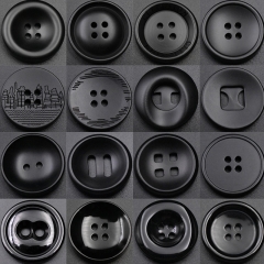 Button Free Sample Thousands of Style Stock Custom 4 Holes Sewing Resin Button for Clothing