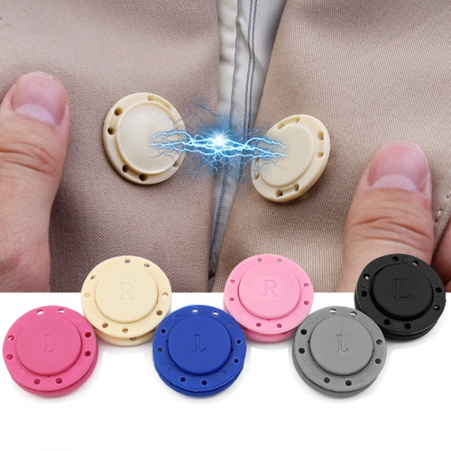 A Pair Invisible Magnet Buttons Sewing Accessories Jacket Cardigan Concealed Buckle Handwork Clothing Decoration Buttons