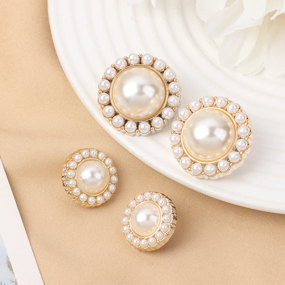Pearl Clothing Buttons High Quality Sewing Button DIY Handmade Shirt Buttons Sewing Clothing Needlework Accessories