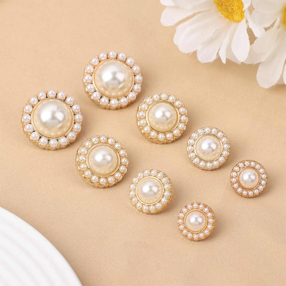 Pearl Clothing Buttons High Quality Sewing Button DIY Handmade Shirt Buttons Sewing Clothing Needlework Accessories