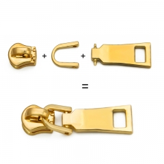 WYSE Custom Detachable Metal Zipper Pullers for Zipper Sliders Head Zippers Repair for Backpack Coat Tab DIY Sewing Accessories